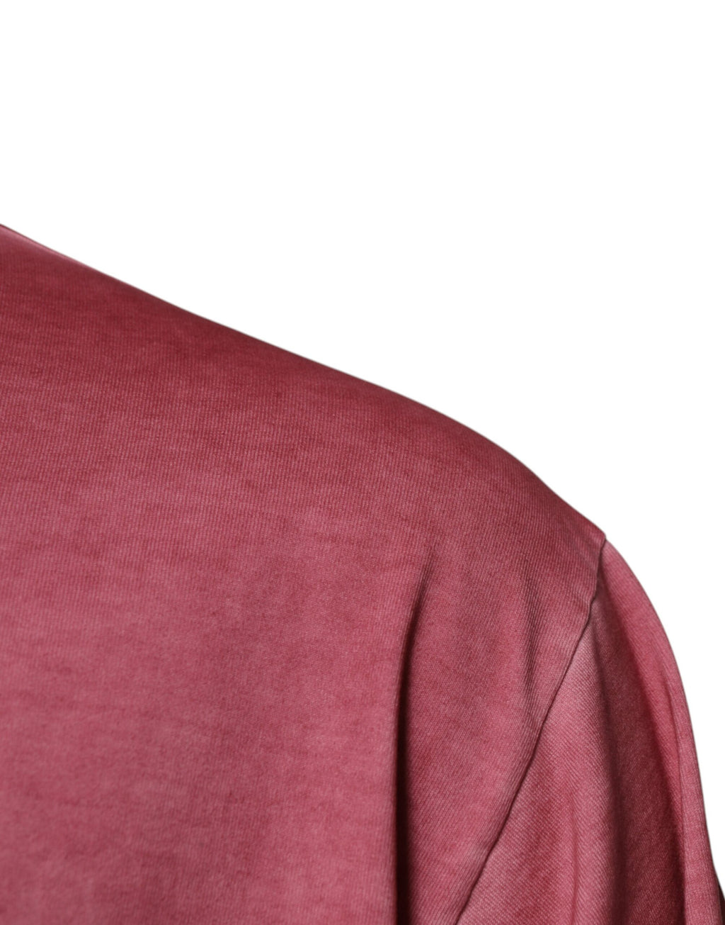 Rosafarbenes T-Shirt aus Baumwolle mit Rundhalsausschnitt und Logo-Print