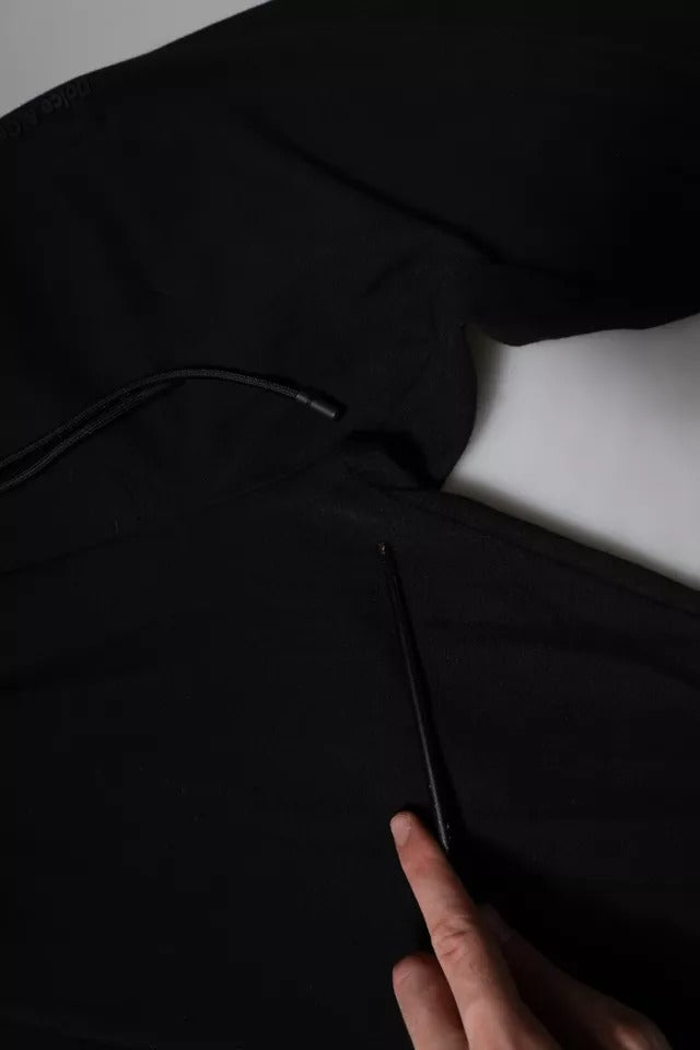 Schwarze Jogginghose aus Baumwolle