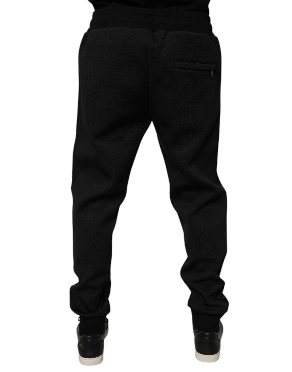 Schwarze Polyester Herren Jogger Jogginghose