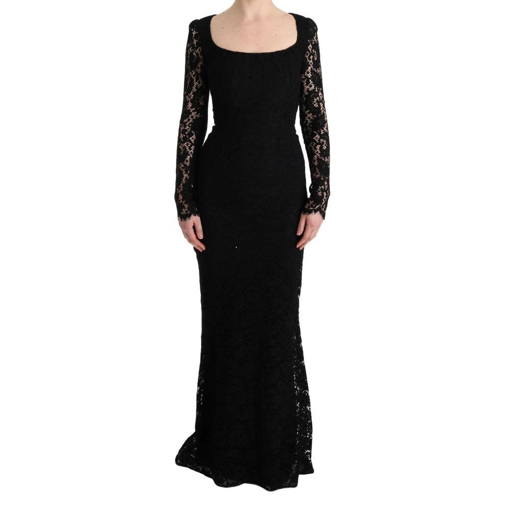Schwarzes Baumwollkleid