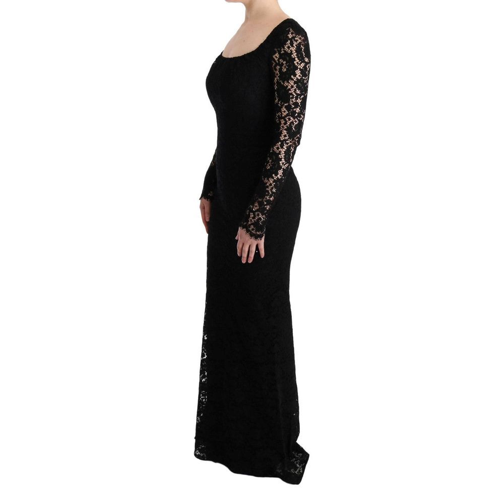 Schwarzes Baumwollkleid
