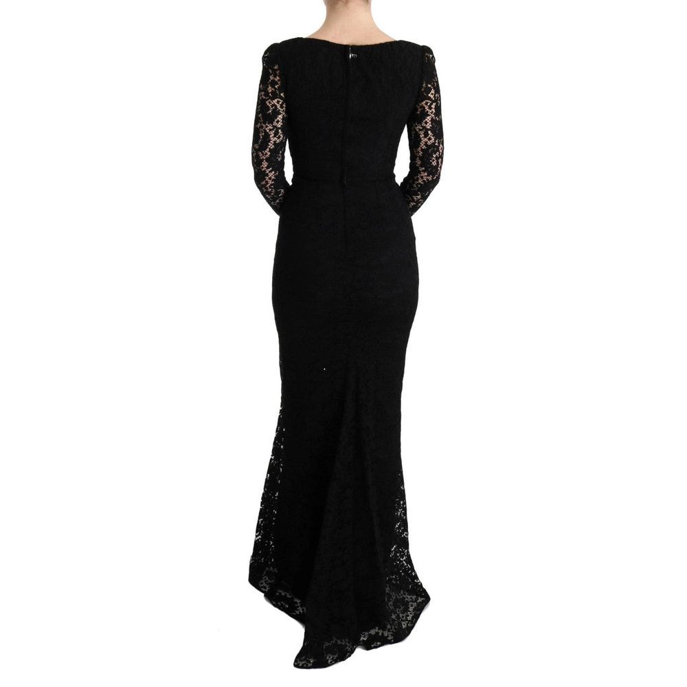Schwarzes Baumwollkleid