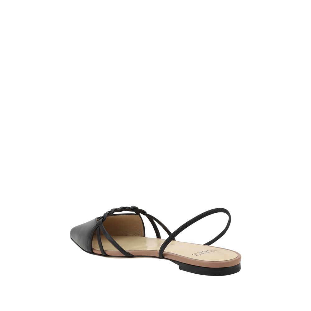 Slingback-Sandalen