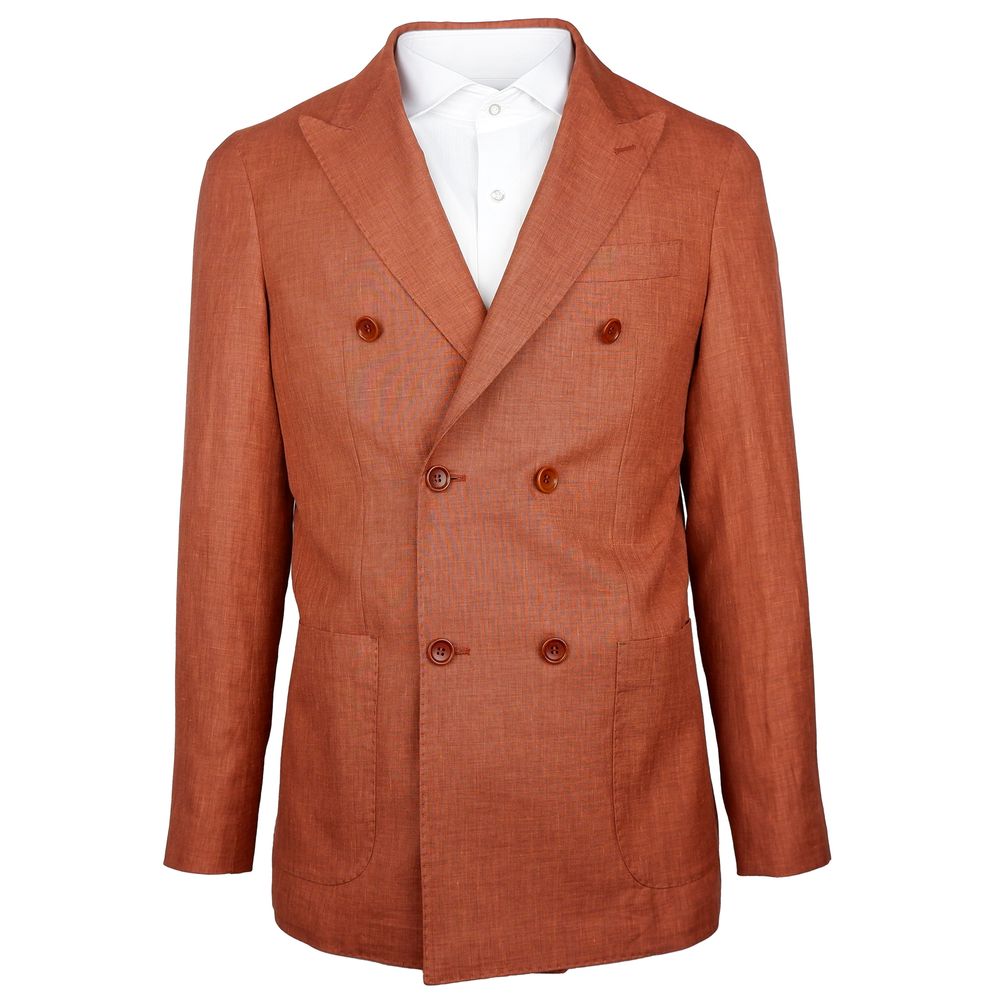 Brauner Leinenblazer
