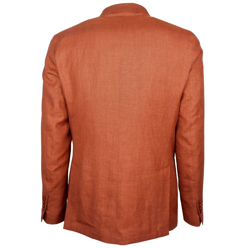 Brauner Leinenblazer