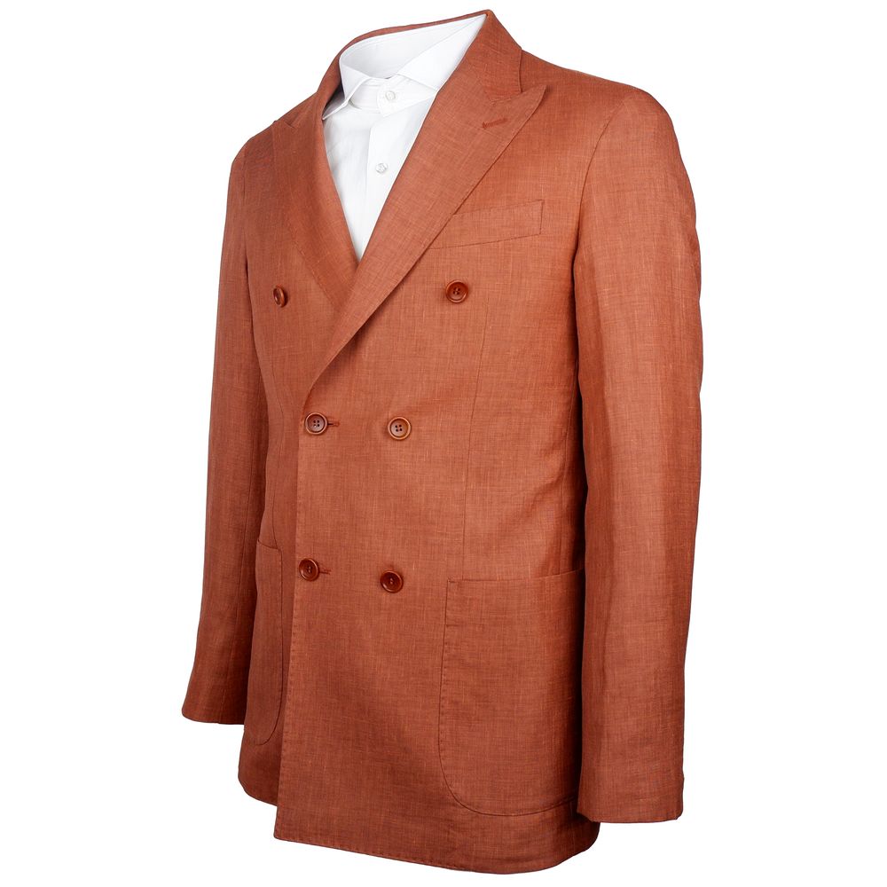 Brauner Leinenblazer