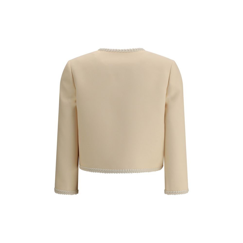 Blazer aus Seidenkrepp