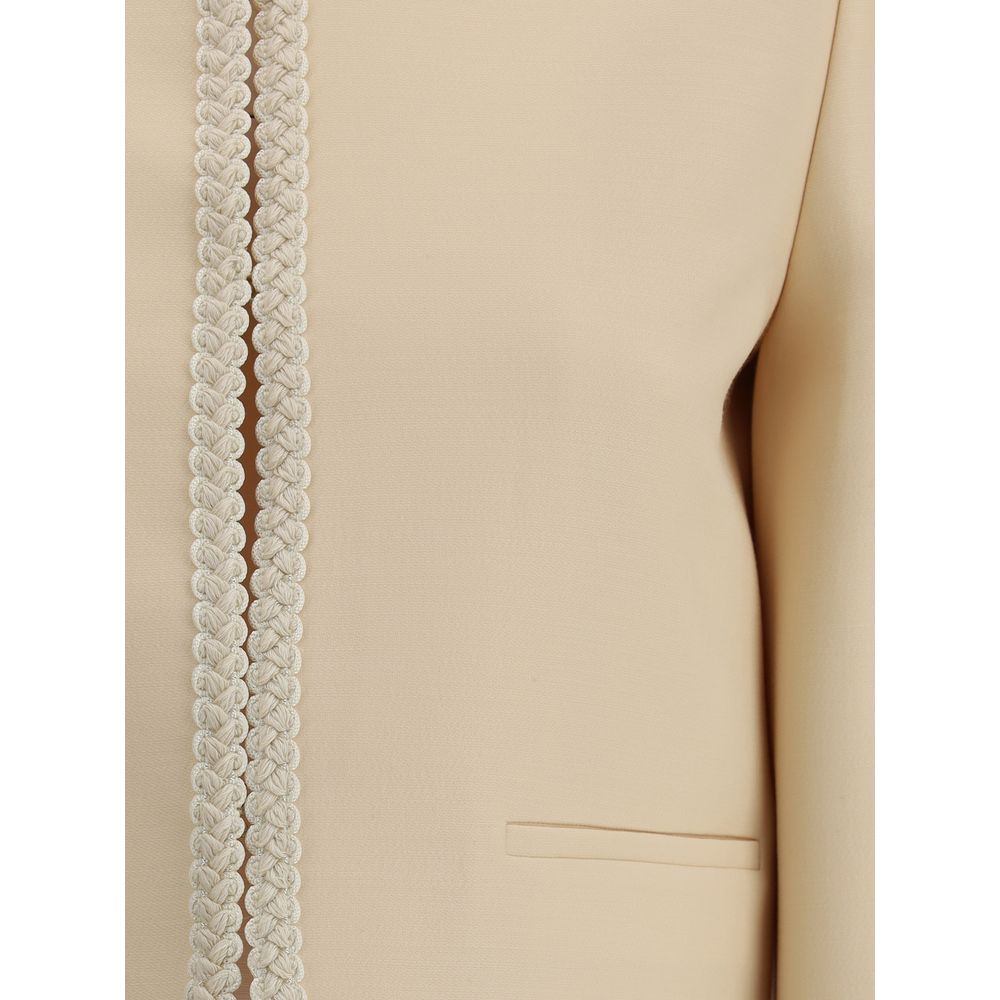 Blazer aus Seidenkrepp