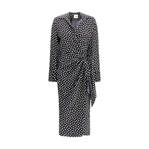 Como Dress in crêpe de chine