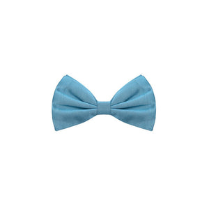 Blue Silk Bowty
