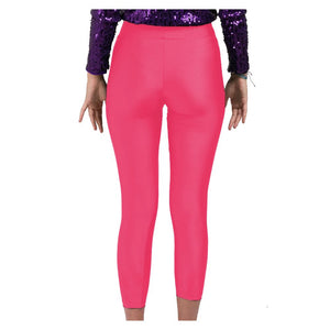 Rosa Nylonjeans und Hose