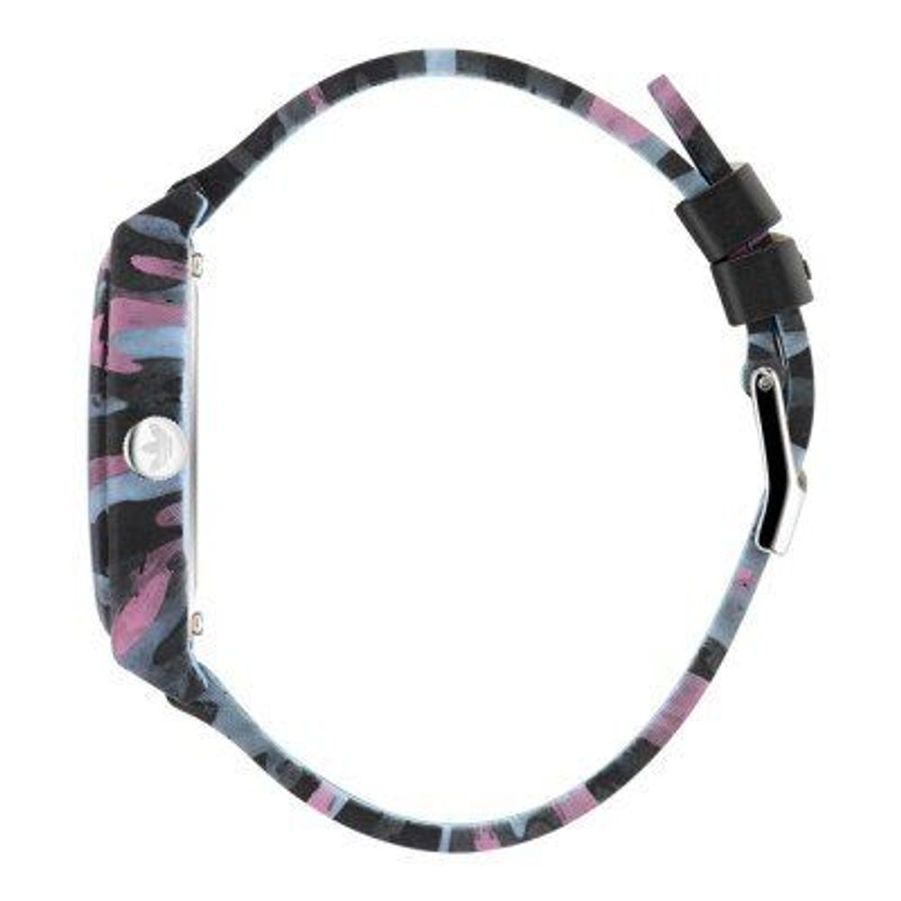 Mehrfarbige Uhr aus Synthetik