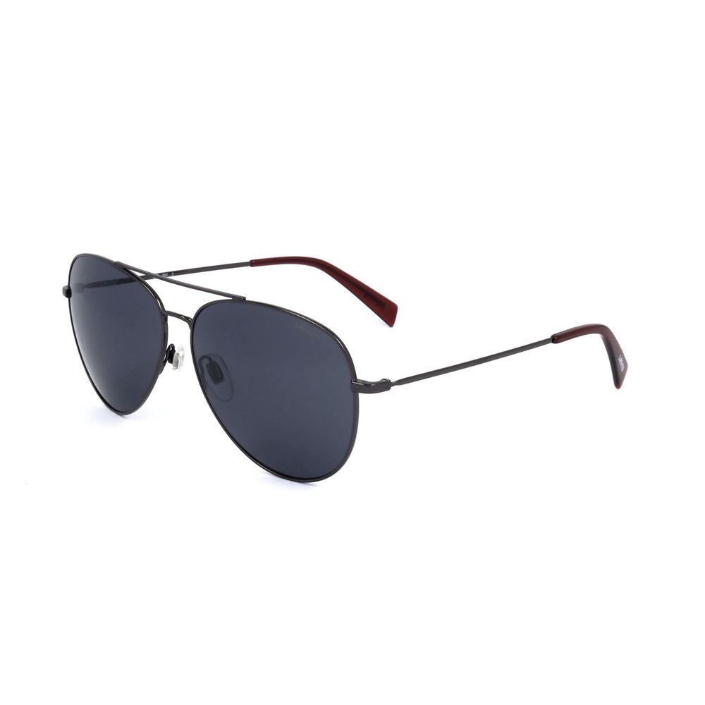 Sonnenbrille aus goldenem Metall