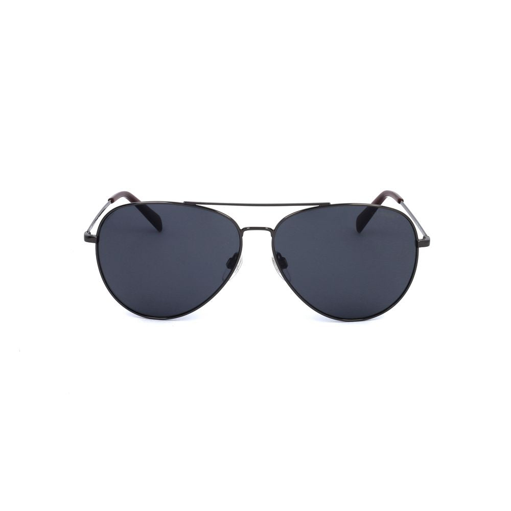Sonnenbrille aus goldenem Metall