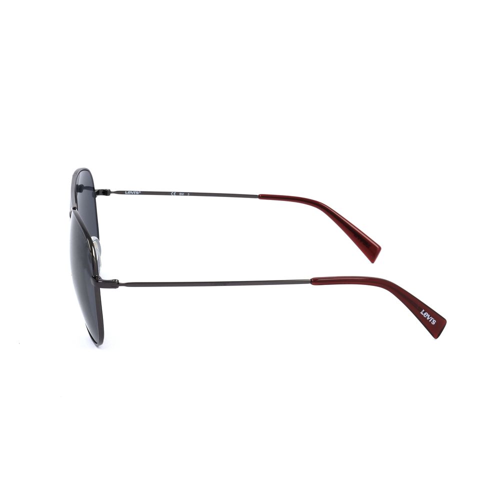 Sonnenbrille aus goldenem Metall