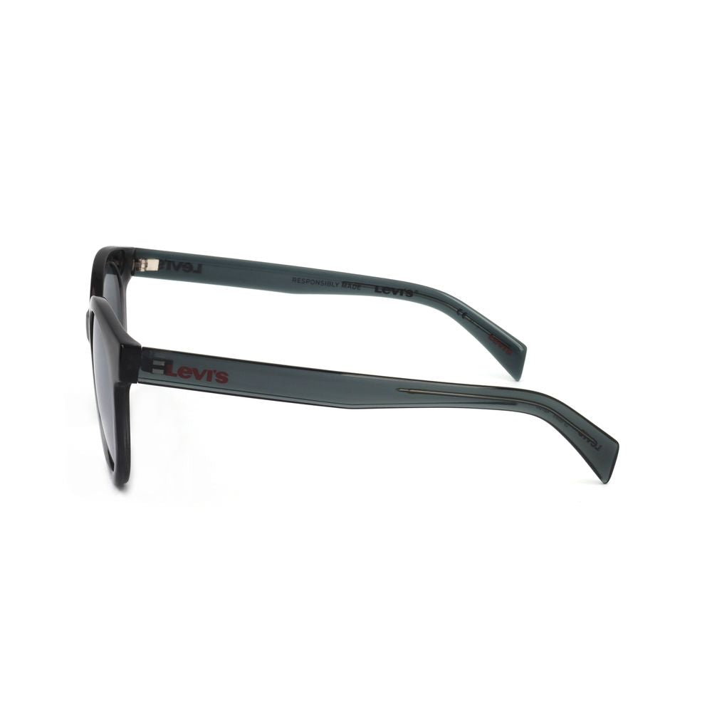 Graue Sonnenbrille aus Metall
