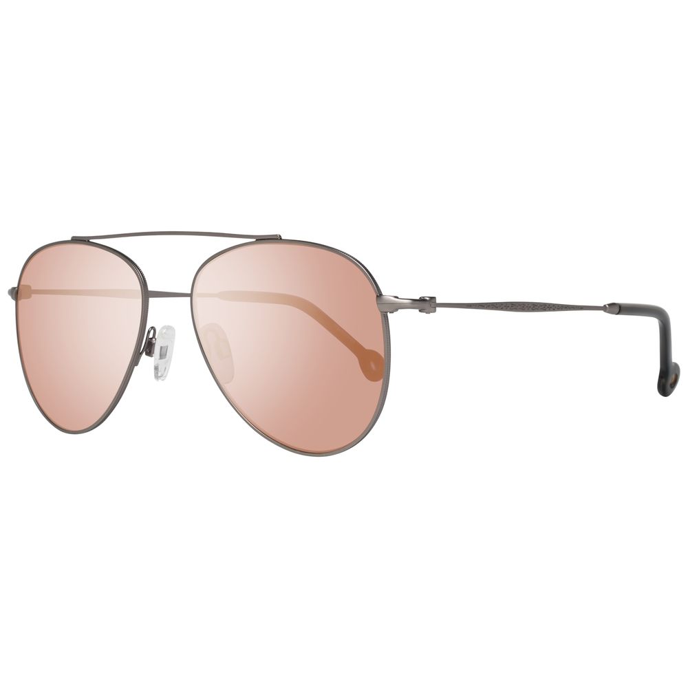 Graue Sonnenbrille aus Metall