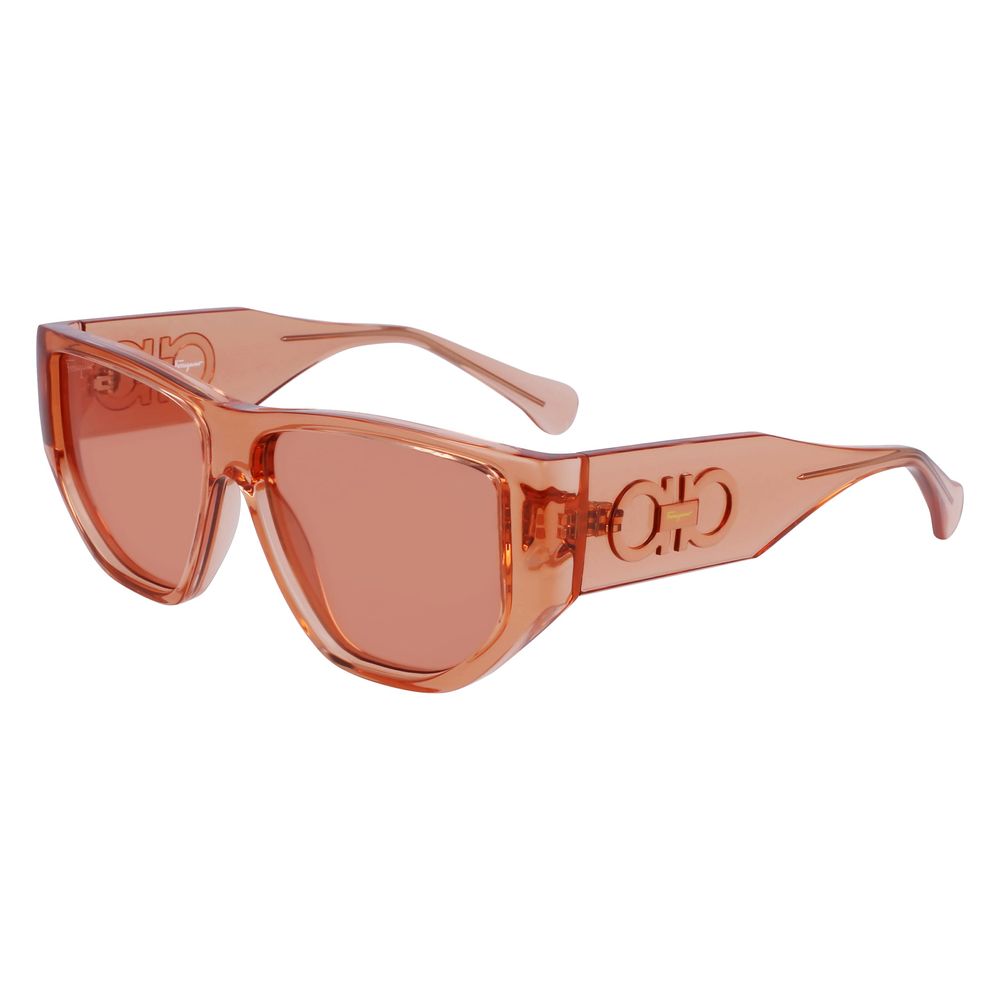 Orangefarbene Sonnenbrille mit Spritzguss