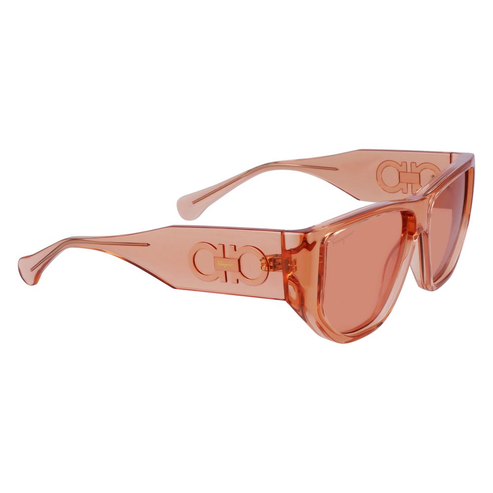 Orangefarbene Sonnenbrille mit Spritzguss