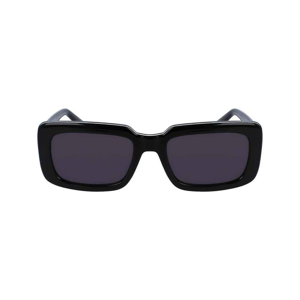 Schwarze Sonnenbrille mit Spritzguss-Optik