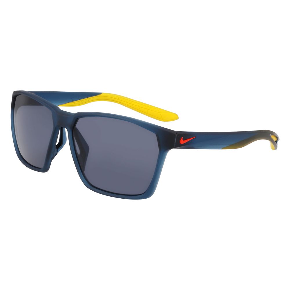 Blaue Sonnenbrille mit Spritzguss-Optik