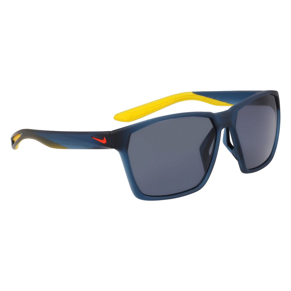 Blaue Sonnenbrille mit Spritzguss-Optik