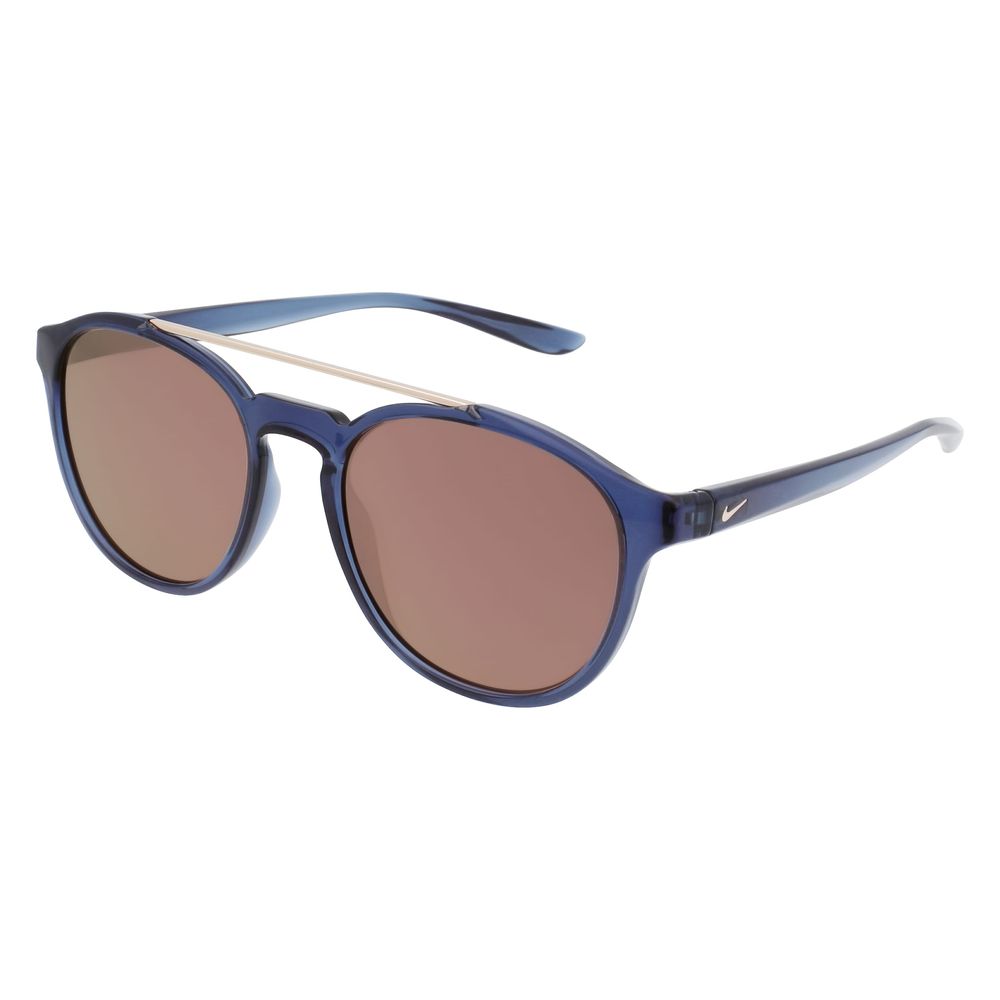 Blaue Sonnenbrille mit Spritzguss-Optik