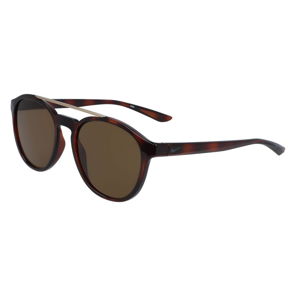 Braune Sonnenbrille mit Spritzguss-Optik