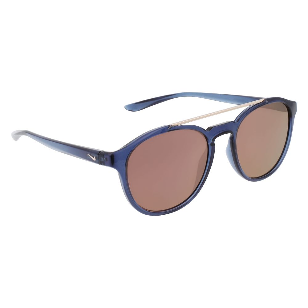 Blaue Sonnenbrille mit Spritzguss-Optik