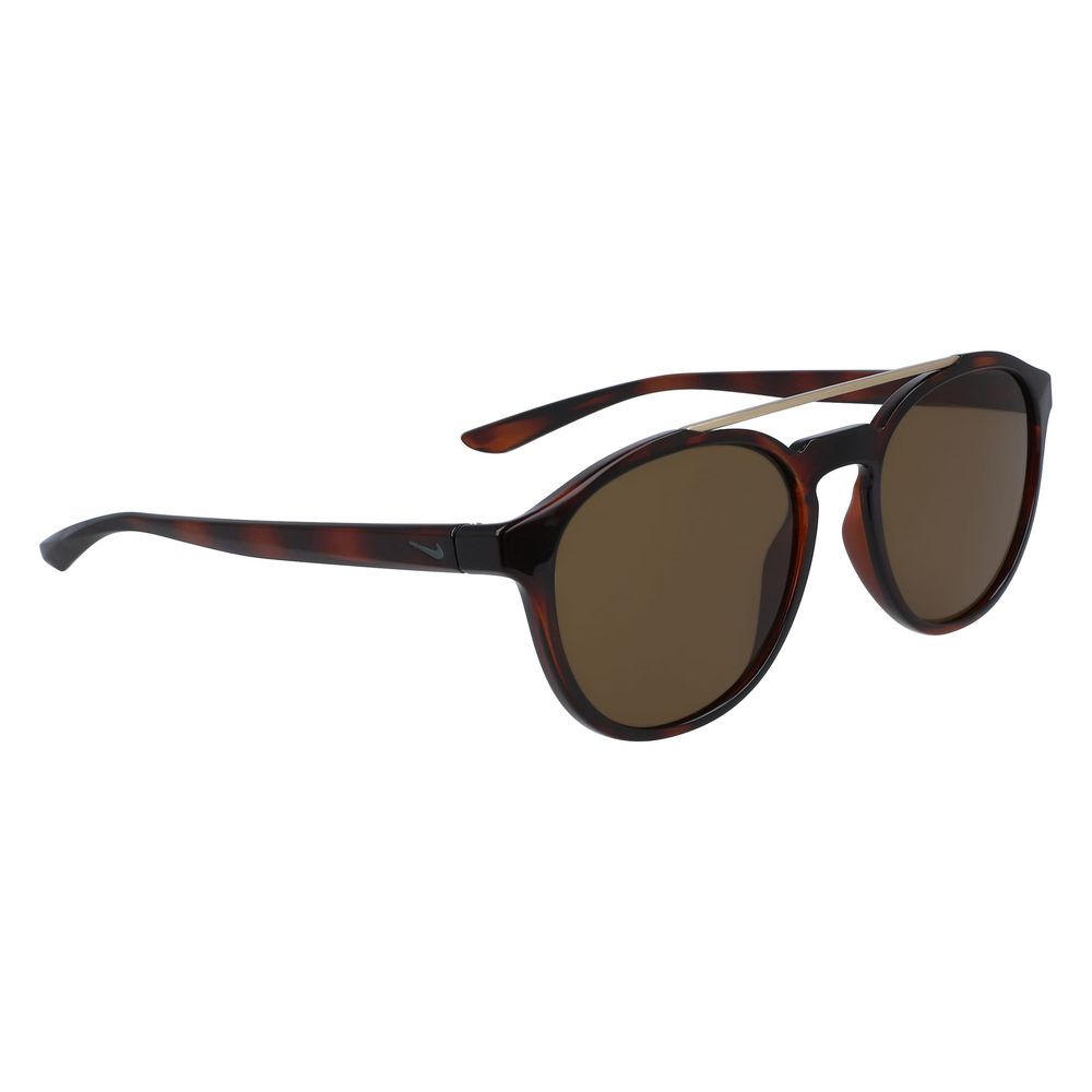 Braune Sonnenbrille mit Spritzguss-Optik