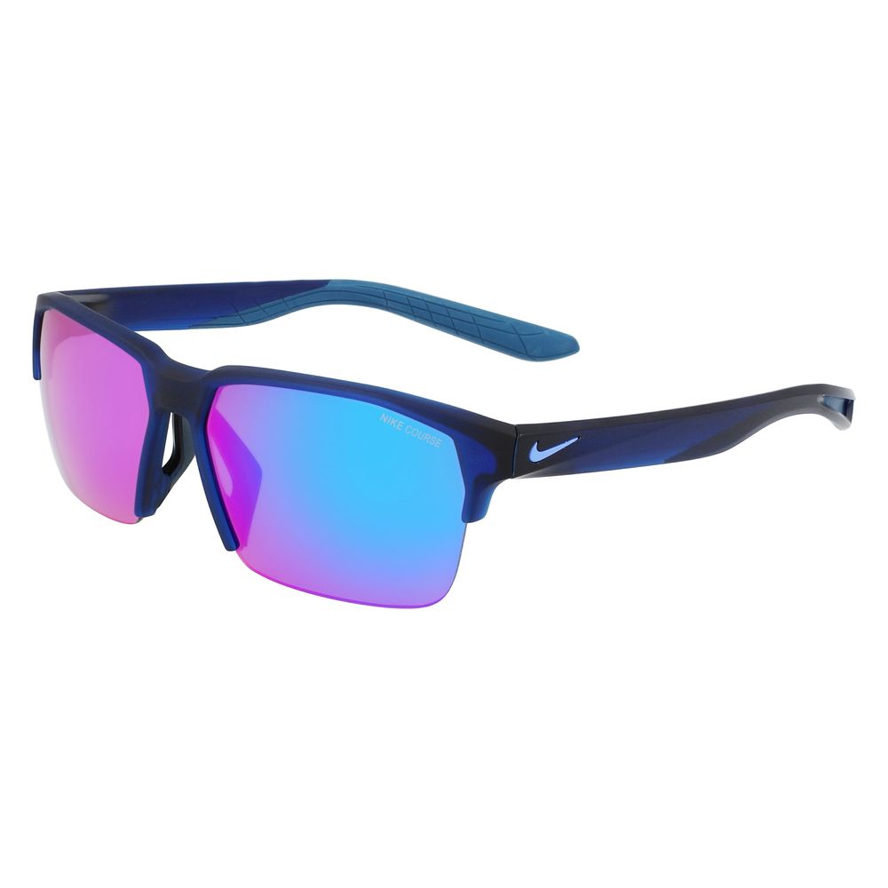 Blaue Sonnenbrille mit Spritzguss-Optik