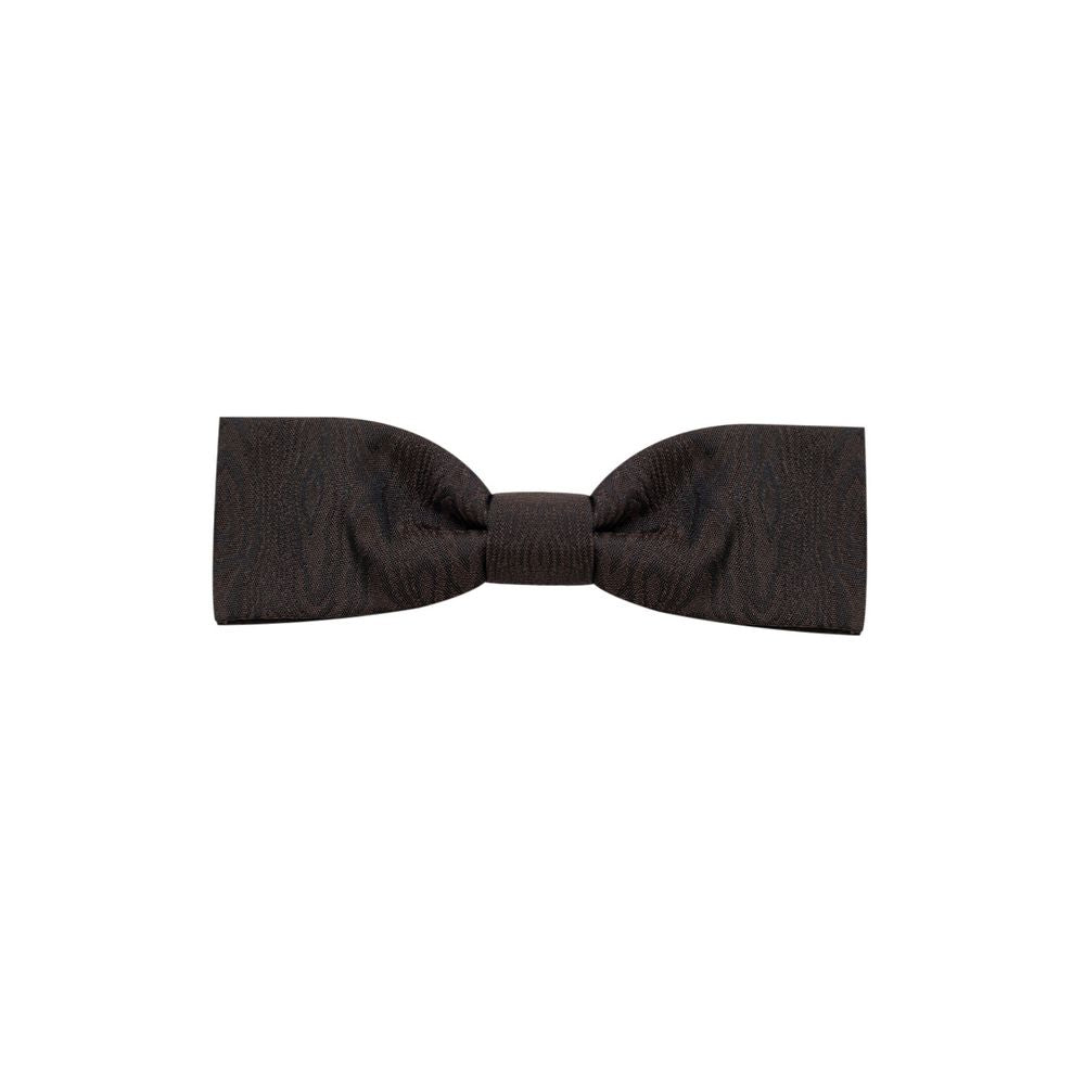 Brown Silk Bowty