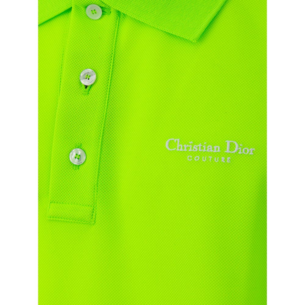 Grünes Poloshirt aus Baumwolle