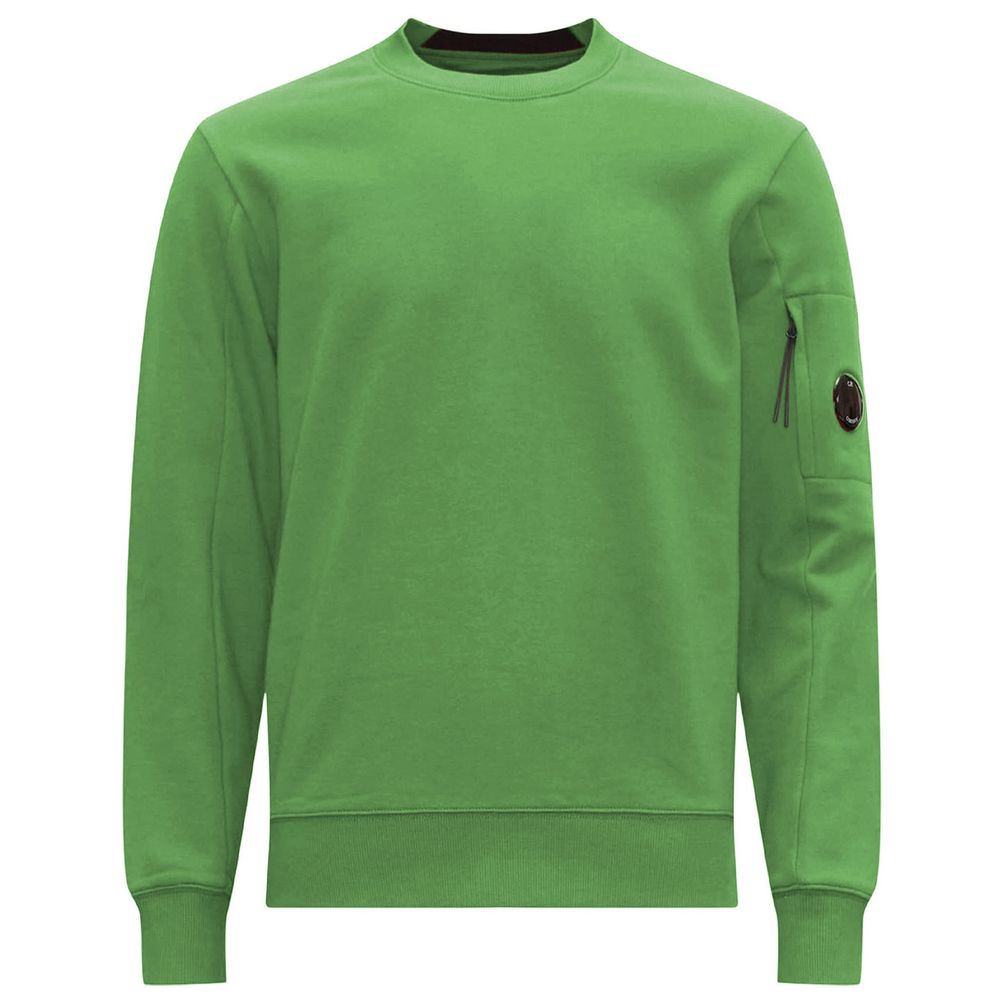 Grüner Baumwollpullover