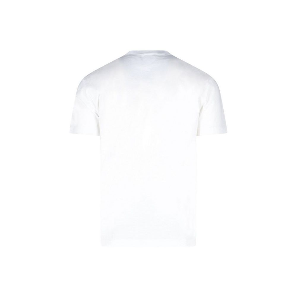 Weißes Baumwoll-T-Shirt