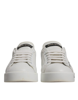 Weiß Blau Logo Portofino Sneakers Schuhe