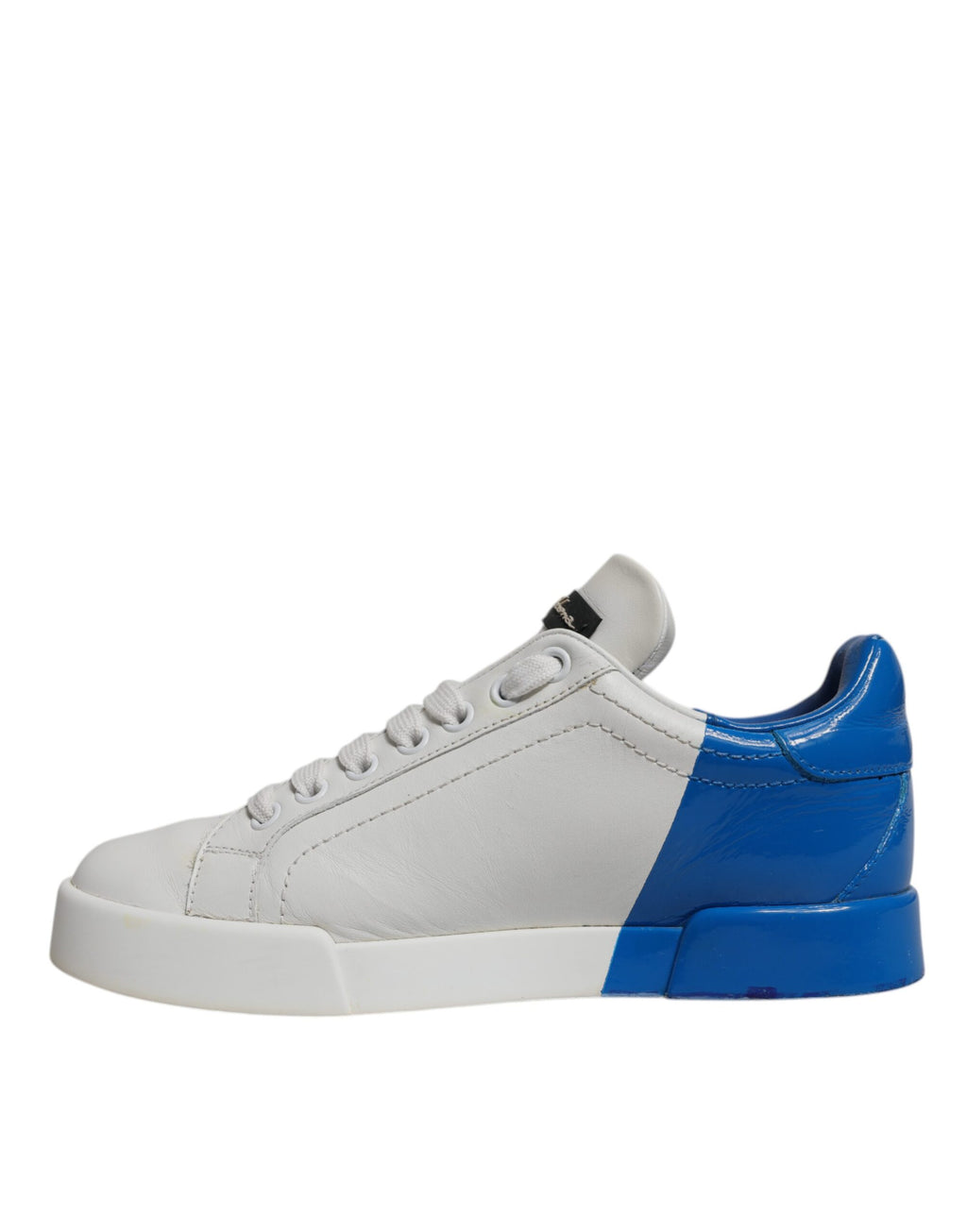 Weiß Blau Logo Portofino Sneakers Schuhe