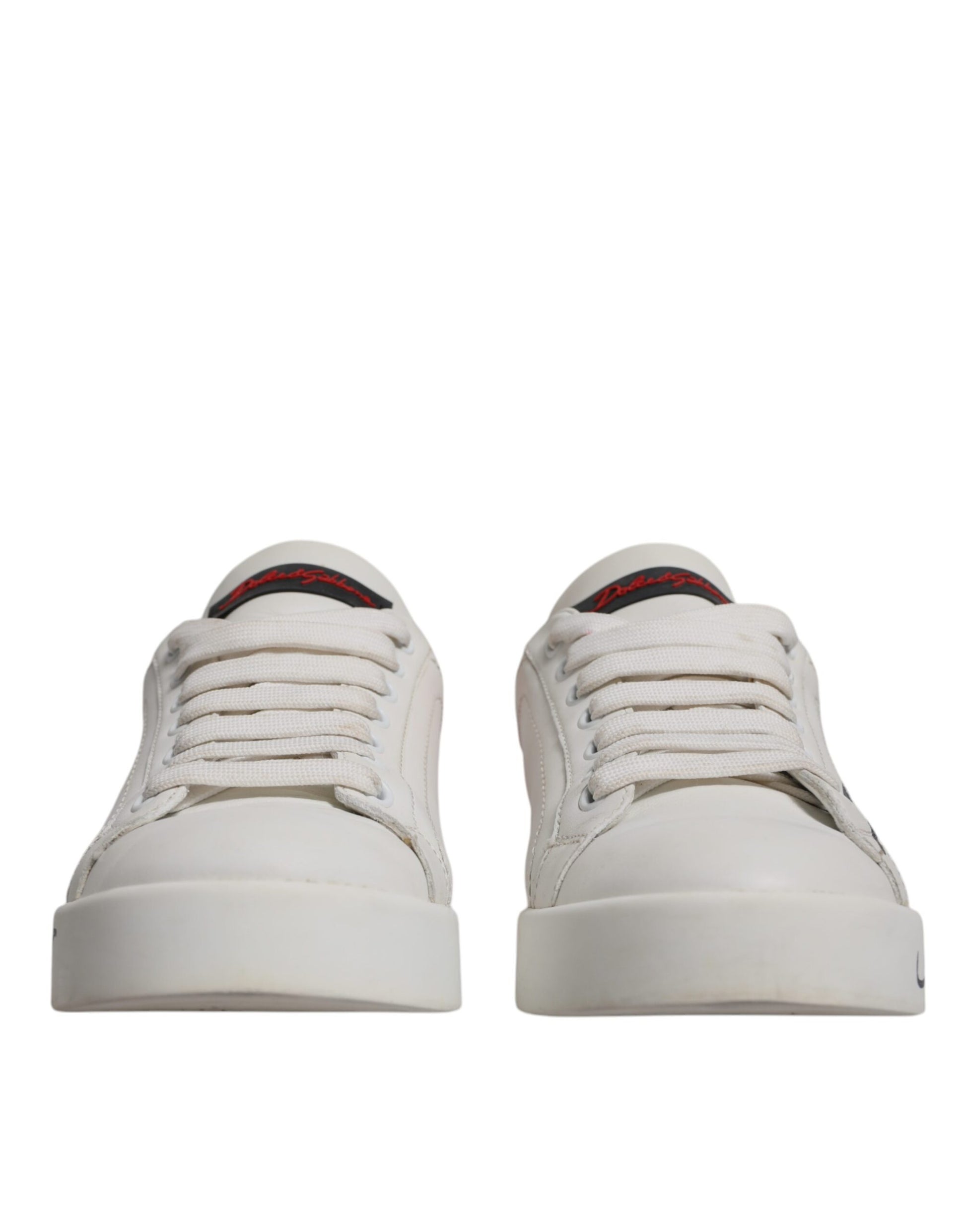 Weiß Rot Logo Portofino Sneakers Schuhe