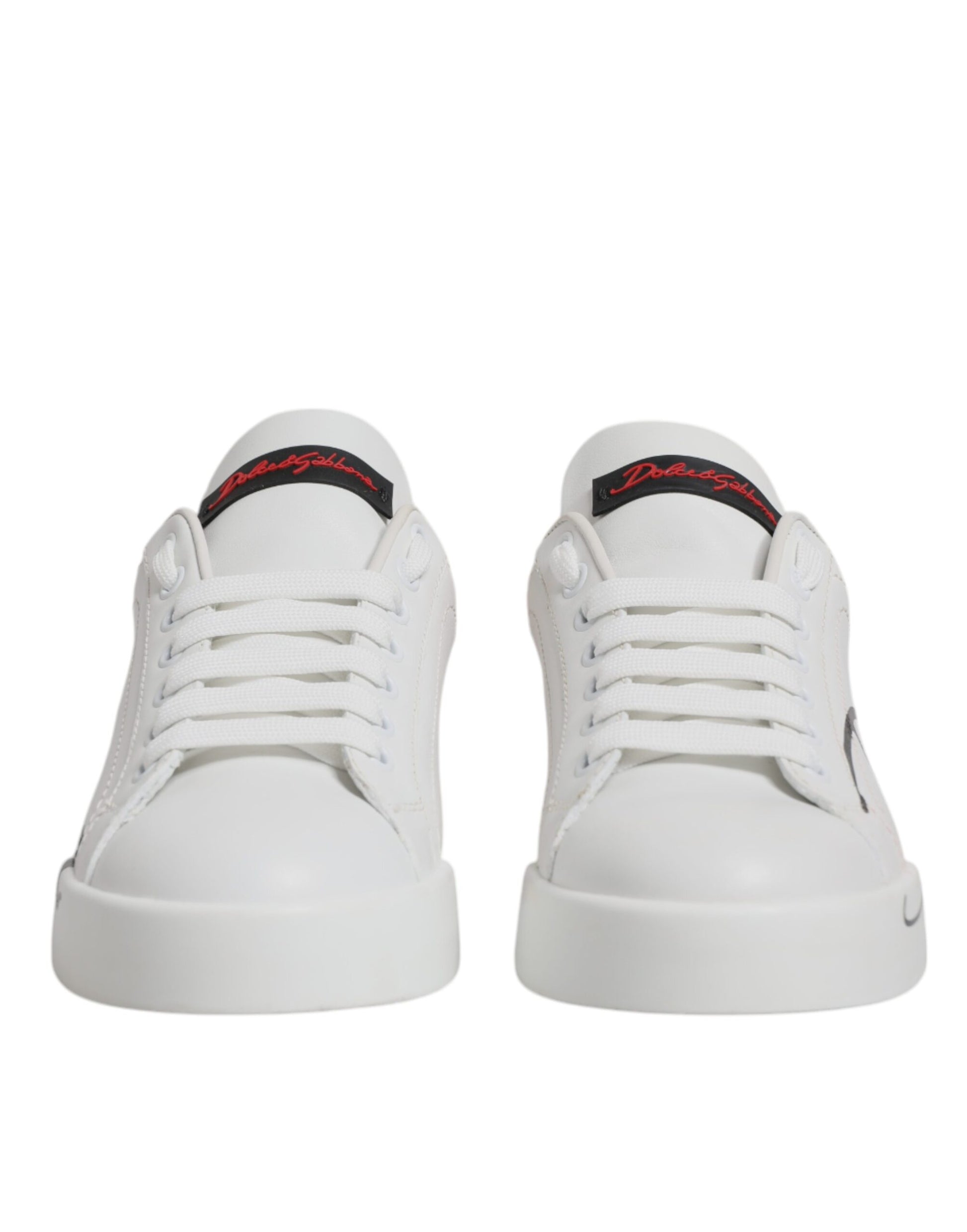 Weiß Rot Logo Portofino Sneakers Schuhe