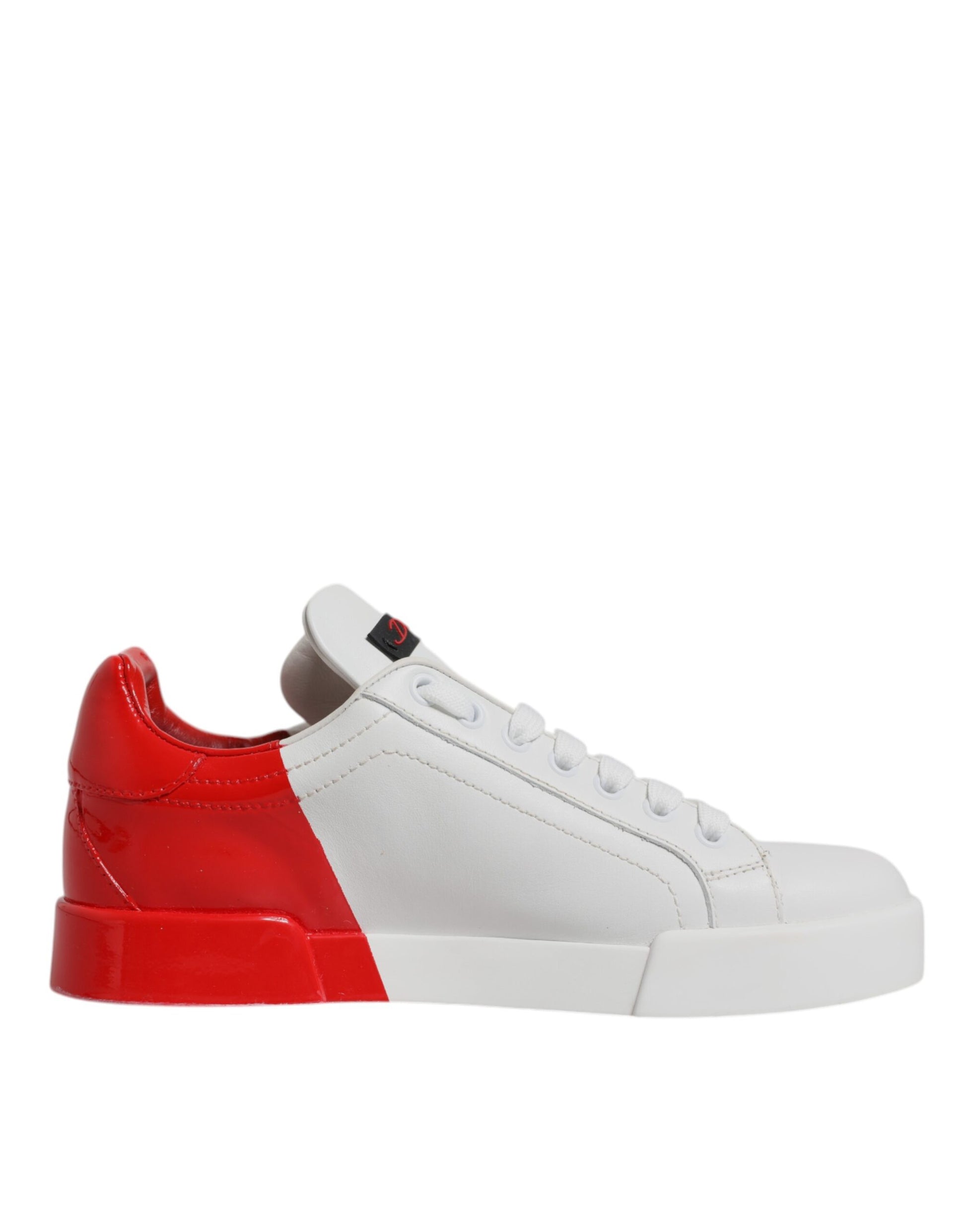 Weiß Rot Logo Portofino Sneakers Schuhe