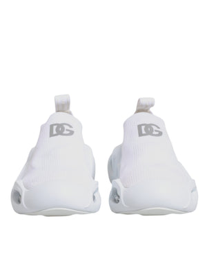 Weiße Slip-On Wave Low Top Sneakers Schuhe