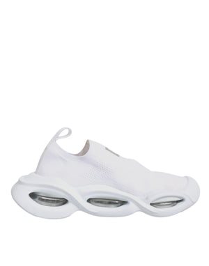 Weiße Slip-On Wave Low Top Sneakers Schuhe