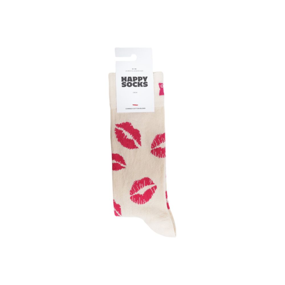 Beige Baumwollsocke