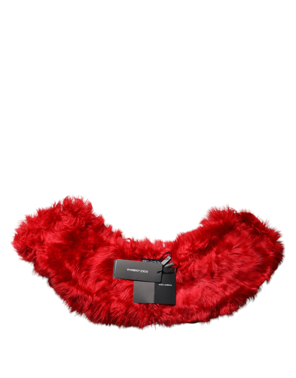 Roter Alpaka-Pelz-Halswärmer für Damen, Winterschal
