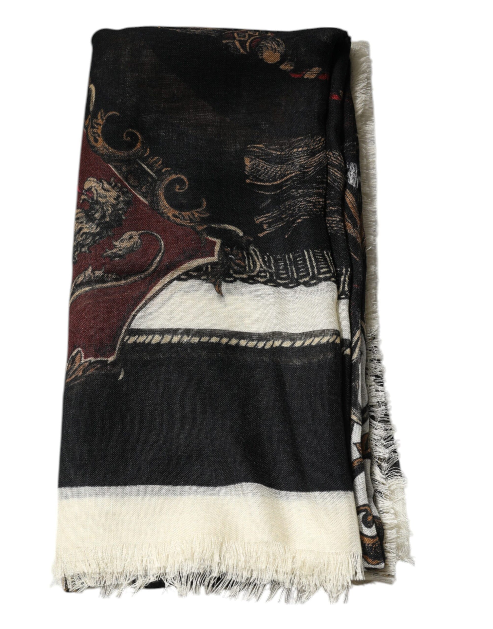 Mehrfarbig bedruckter Foulard aus Kaschmir