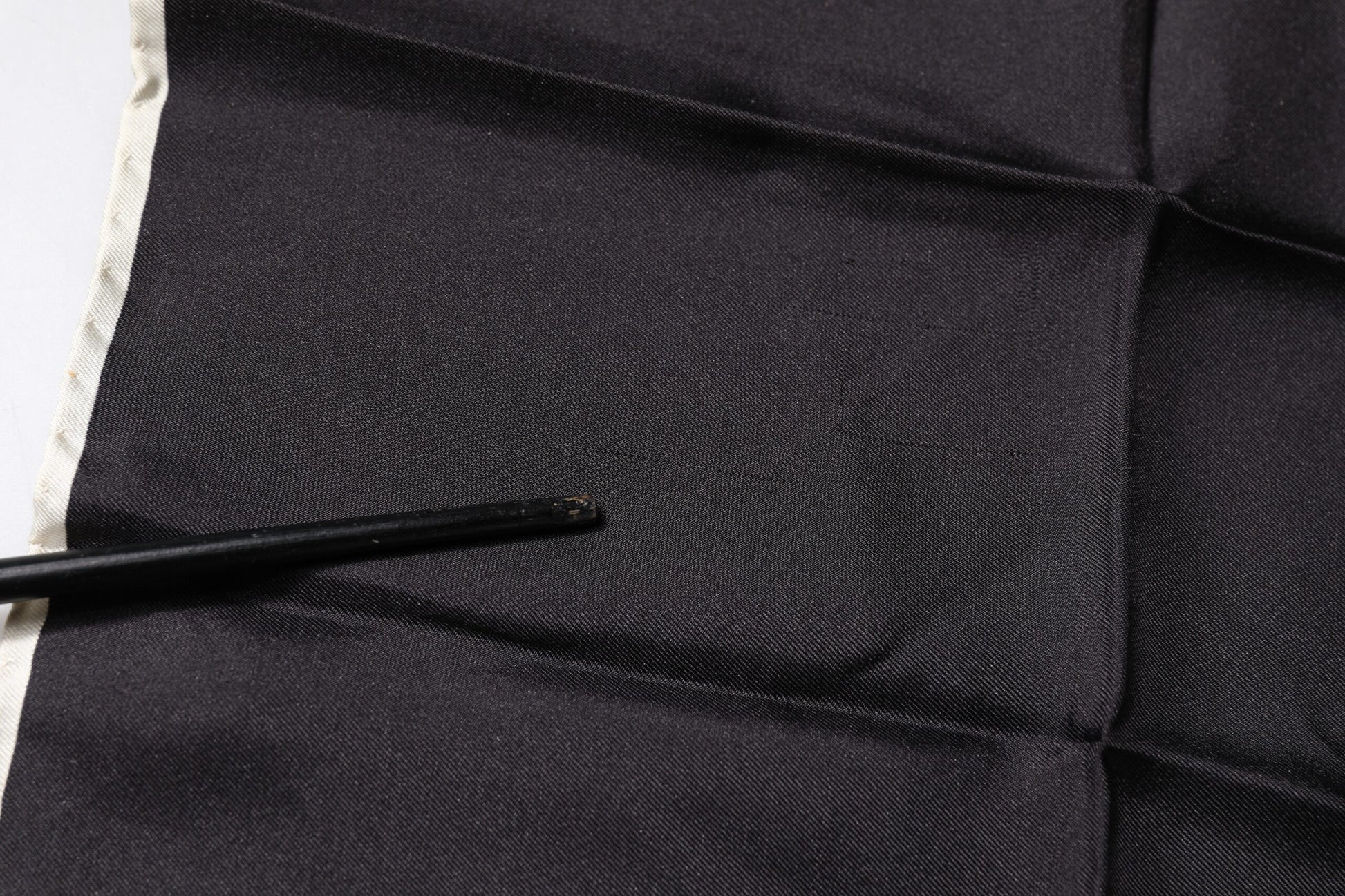 Dolce & Gabbana Black Crown Logo Square Handkerchief Scarf