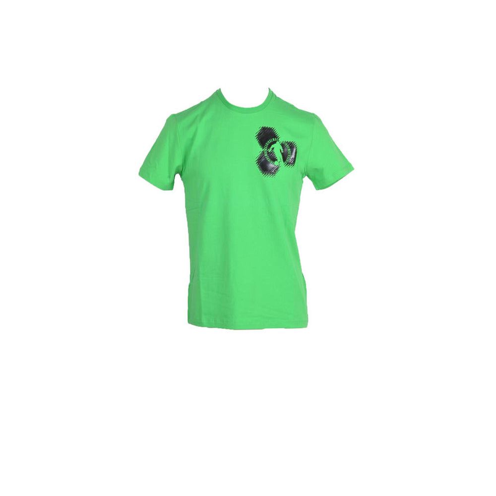 Grünes Baumwoll-T-Shirt