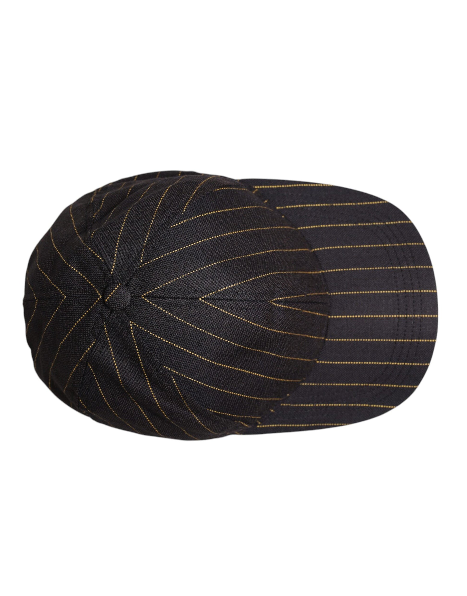 Dolce & Gabbana Brown Stripes Cotton 6 Panels Baseball Cap
