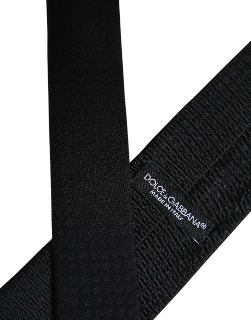 Black Circles Silk Adjustable Necktie Tie