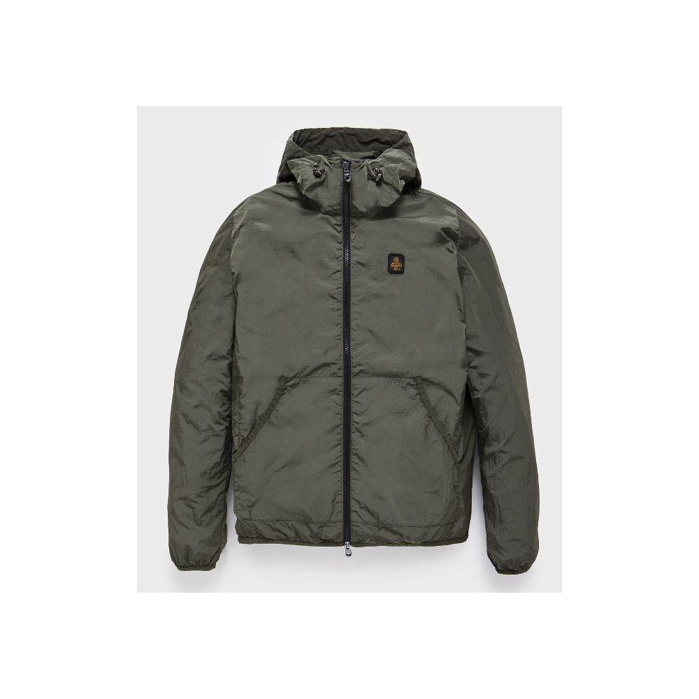 Grüne Polyamid-Herrenjacke